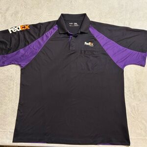 FedEx Ground Short Sleeve Polo Delivery Employee Uniform Mens XXL